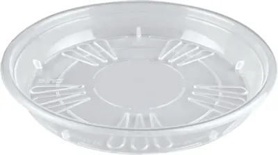 Elho uni-schotel rond 25 cm transparant