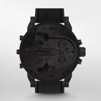 Horlogeband Diesel DZ7439 Nylon/perlon Zwart 28mm
