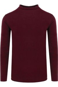 Marvelis Casual Modern Fit Longsleeve bordeaux, Effen