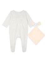 Chloé Kids logo-embroidered pyjamas set - Tons neutres