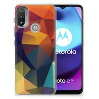 Motorola Moto E20 | E40 | TPU Hoesje | Polygon Color