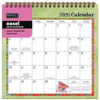 Simply Grateful Easel Desk Kalender 2026