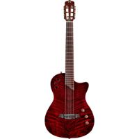 Cordoba Fusion Stage Guitar Garnet Gloss elektrisch-akoestische klassieke gitaar met gigbag - thumbnail