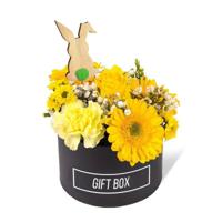 Geel bloementaartje Pasen