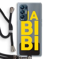 Habibi Majorelle : Oppo Find X3 Neo Transparant Hoesje met koord