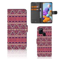 Samsung Galaxy A21s | Telefoon Hoesje | Aztec Paars