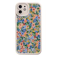 iPhone 12 beige case - Floral garden