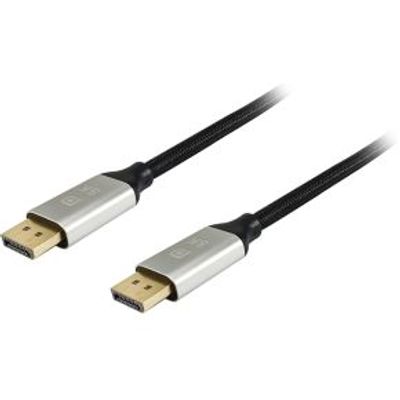 Equip 119266 DisplayPort kabel 10 m Aluminium, Zwart