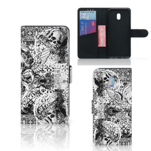 Telefoonhoesje met Naam Xiaomi Redmi 8A Skulls Angel