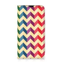 iPhone 13 | Hoesje met Magneet | Zigzag Multi Color