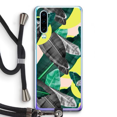 Fantasie jungle: Huawei P30 Transparant Hoesje met koord