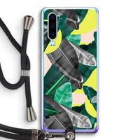 Fantasie jungle: Huawei P30 Transparant Hoesje met koord