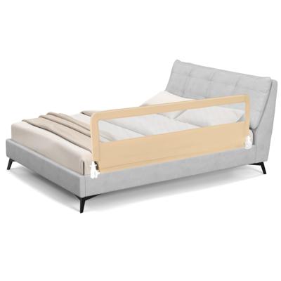 180 cm Beige Lange Opvouwbare Bedhekje met Veiligheidsgordels 180° Opvouwbaar