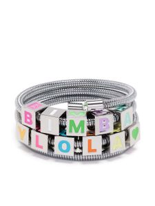 Bimba y Lola bracelet en chaîne à logo - Argent