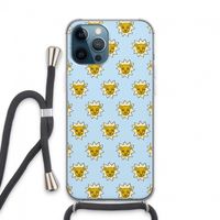 Leeuwenkoppen: iPhone 13 Pro Max Transparant Hoesje met koord