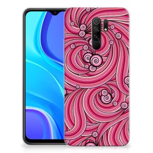 Xiaomi Redmi 9 Hoesje maken Swirl Pink