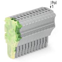 WAGO 2020-114/000-037 Connector, female Groen, Geel, Grijs 10 stuk(s) - thumbnail