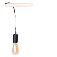 Fitting Zwart - plastic - E27 - IP20 - 3M - hanglamp - 6 x 4.2 cm - inclusief LED Retro lamp