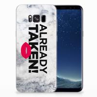 Samsung Galaxy S8 Plus | Siliconen hoesje | met naam Already Taken White