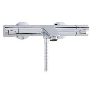 Nemo Spring Assana badmengkraan thermostatisch eengreeps wandmontage zonder douchegarnituur chroom CI61106CR