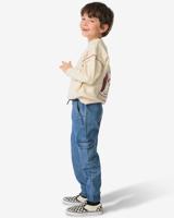 HEMA Kinderbroek cargo regular fit middenblauw (middenblauw)