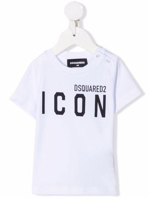 DSQUARED2 KIDS t-shirt Icon à logo imprimé - Blanc