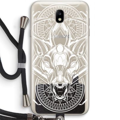 Oh Deer: Samsung Galaxy J7 (2017) Transparant Hoesje met koord