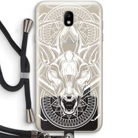 Oh Deer: Samsung Galaxy J7 (2017) Transparant Hoesje met koord