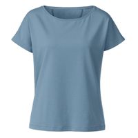 T-shirt van bio-katoen met elastaan, pacific Maat: 36/38 - thumbnail