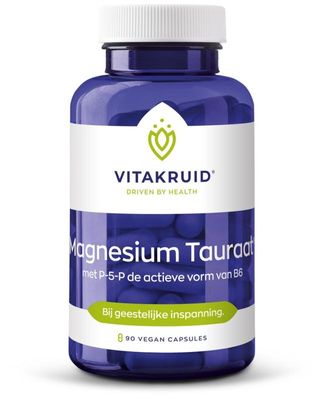 Magnesium Tauraat met Vitamine B6 (P-5-P)