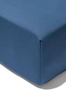 HEMA Boxspring hoeslaken 80x200cm zacht katoen blauw (blauw)