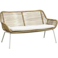 Bank Grand 2-zits - wicker naturel - 78x137x73 cm - Leen Bakker