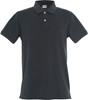 Clique 028240 Stretch Premium Polo - Antraciet Melange - 3XL