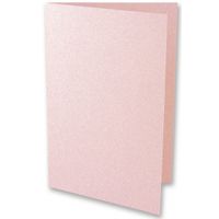 25x stuks lichtroze uitnodigings/wens kaarten A6 formaat 25x stuks lichtroze uitnodigings/wens kaarten A6 formaat