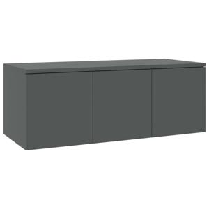 vidaXL Tv-meubel 80x34x30 cm spaanplaat grijs