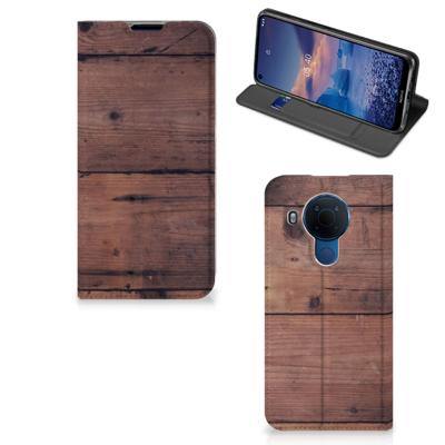 Nokia 5.4 Book | Wallet Case | Old Wood