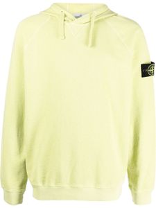 Stone Island hoodie à motif Compass signature - Vert