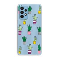 Sanseveria: Samsung Galaxy A52 Transparant Hoesje