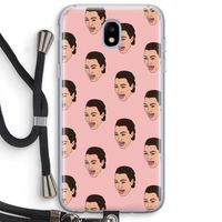 Ugly Cry Call: Samsung Galaxy J5 (2017) Transparant Hoesje met koord