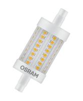 OSRAM 4058075432611 LED-lamp Energielabel E (A - G) R7s Ballon 8.2 W = 75 W Warmwit (Ø x l) 29 mm x 78 mm 1 stuk(s)