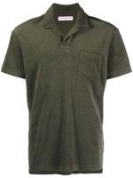 Orlebar Brown polo en éponge - Vert