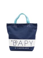 BAPY BY *A BATHING APE® sac cabas à logo imprimé - Bleu