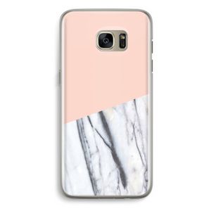 A touch of peach: Samsung Galaxy S7 Edge Transparant Hoesje