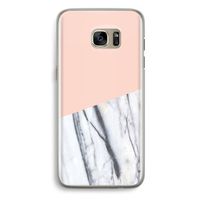 A touch of peach: Samsung Galaxy S7 Edge Transparant Hoesje