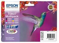Epson Hummingbird Multipack 6-colours T0807 Claria Photographic Ink