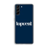 Topvent Navy: Samsung Galaxy S21 Plus Transparant Hoesje