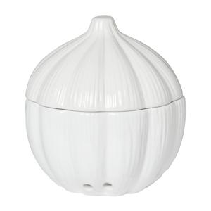 Knoflook pot - wit - ø15.2x15.8 cm