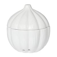Knoflook pot - wit - ø15.2x15.8 cm