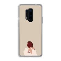 I drink wine: OnePlus 8 Pro Transparant Hoesje