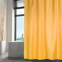 MSV Douchegordijn - geel - gerecycled polyester - 180 x 200 cm - wasbaar MSV Douchegordijn - geel - gerecycled polyester - 180 x 200 cm - wasbaar